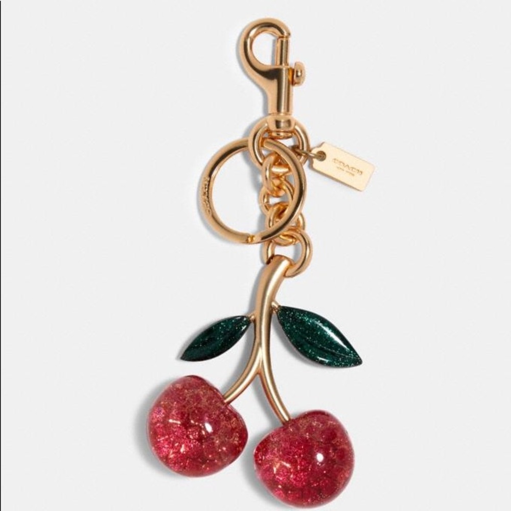 NWT Coach Cherry Bag Charm